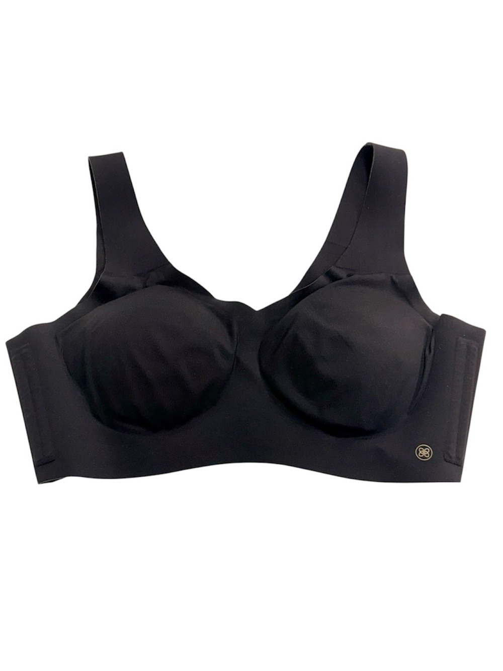 Honeylove V-Neck Bra Wireless Black Style #LWBR0101 Women’s Size XL